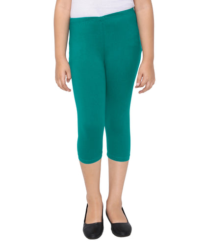 Robinbosky Premium Girls Capri Cotton Leggings
