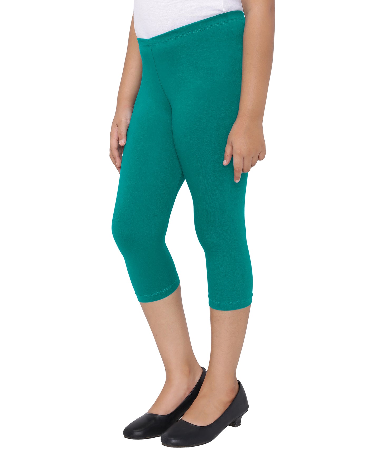 Robinbosky Premium Girls Capri Cotton Leggings