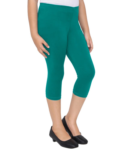 Robinbosky Premium Girls Capri Cotton Leggings