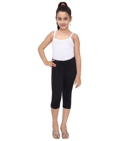 Robinbosky Premium Girls Capri Cotton Leggings