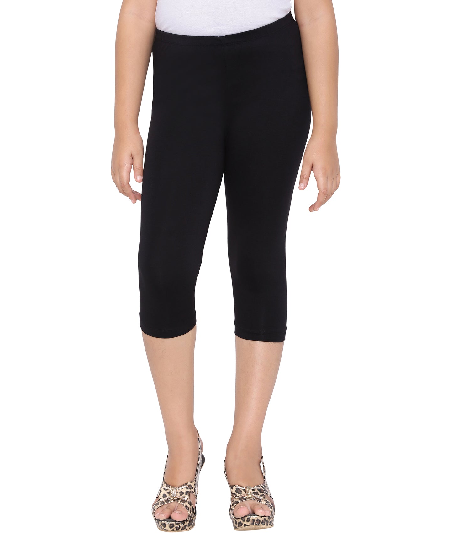 Robinbosky Premium Girls Capri Cotton Leggings