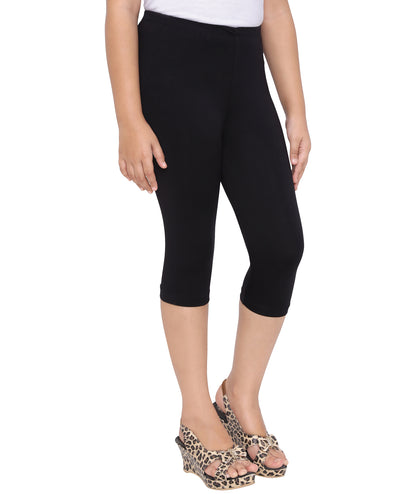 Robinbosky Premium Girls Capri Cotton Leggings