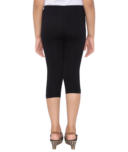 Robinbosky Premium Girls Capri Cotton Leggings