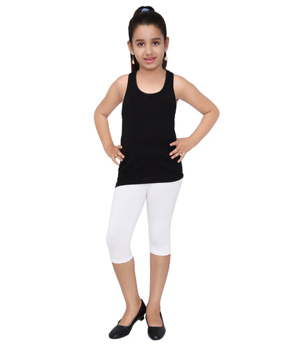 Robinbosky Premium Girls Capri Cotton Leggings