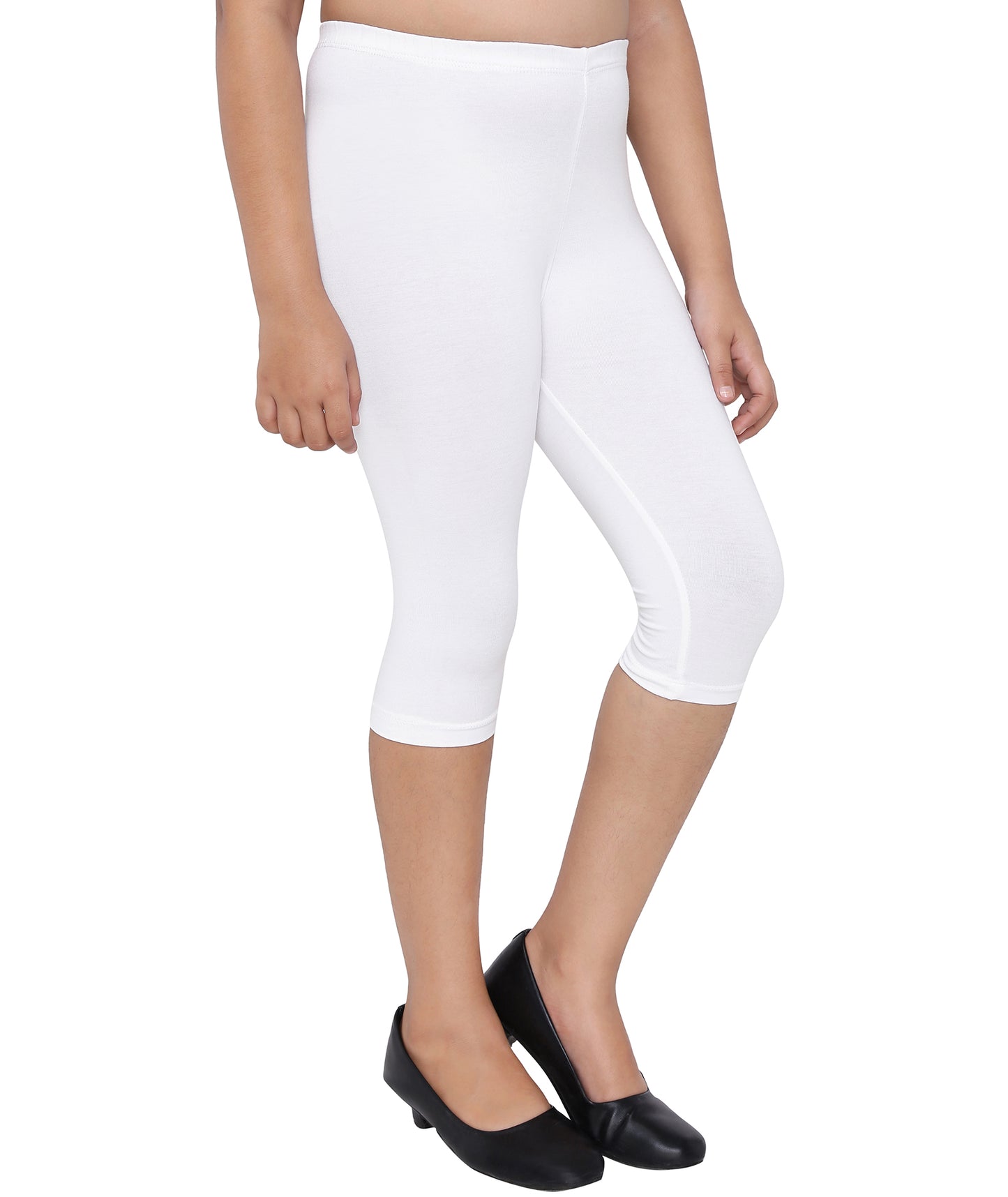 Robinbosky Premium Girls Capri Cotton Leggings