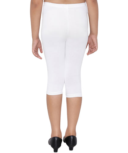 Robinbosky Premium Girls Capri Cotton Leggings
