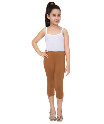 Robinbosky Premium Girls Capri Cotton Leggings