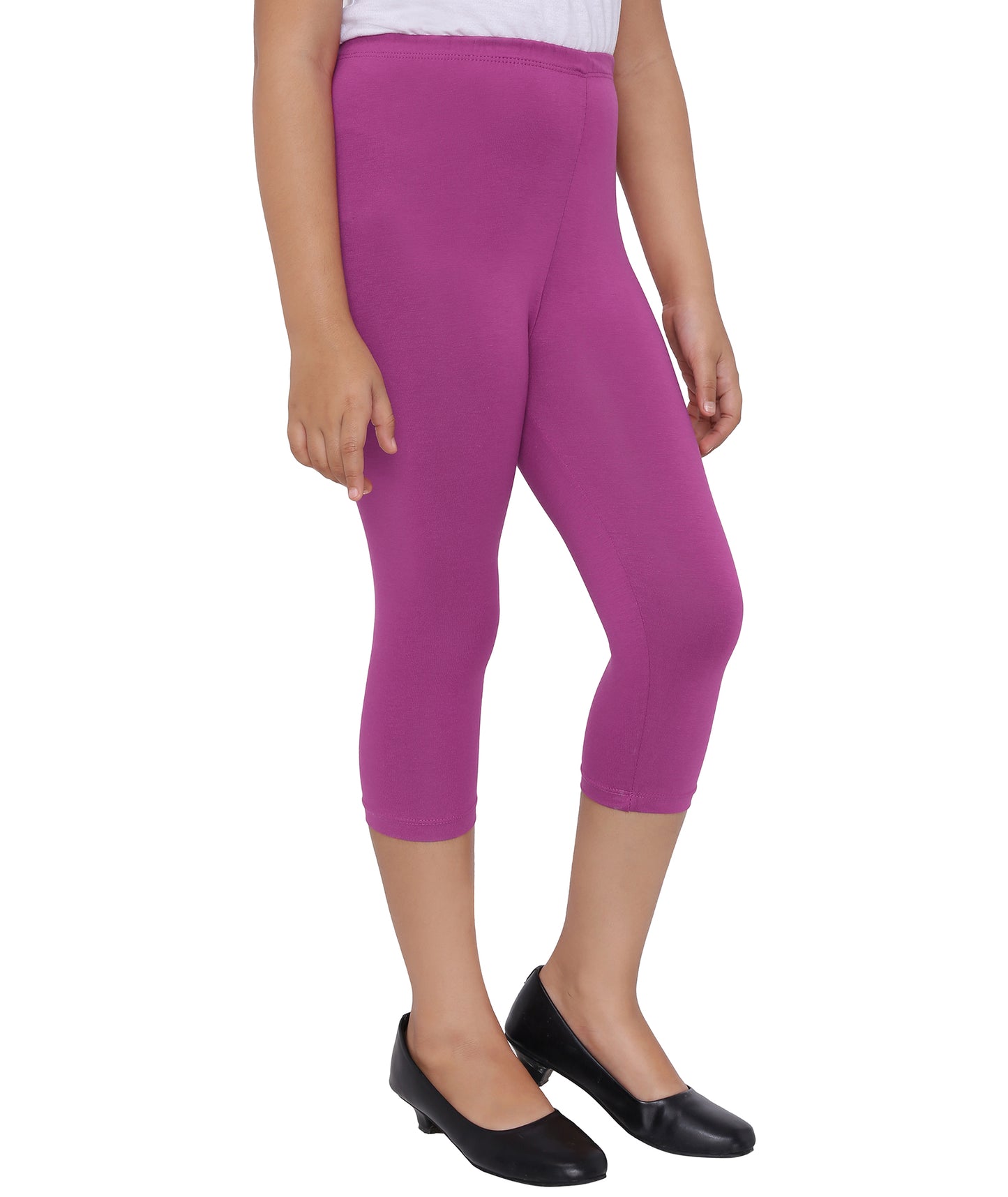 Robinbosky Premium Girls Capri Cotton Leggings