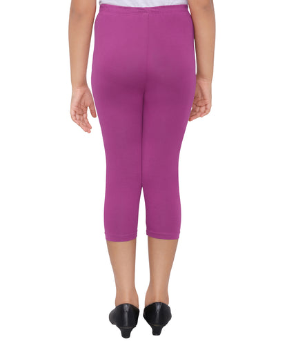 Robinbosky Premium Girls Capri Cotton Leggings