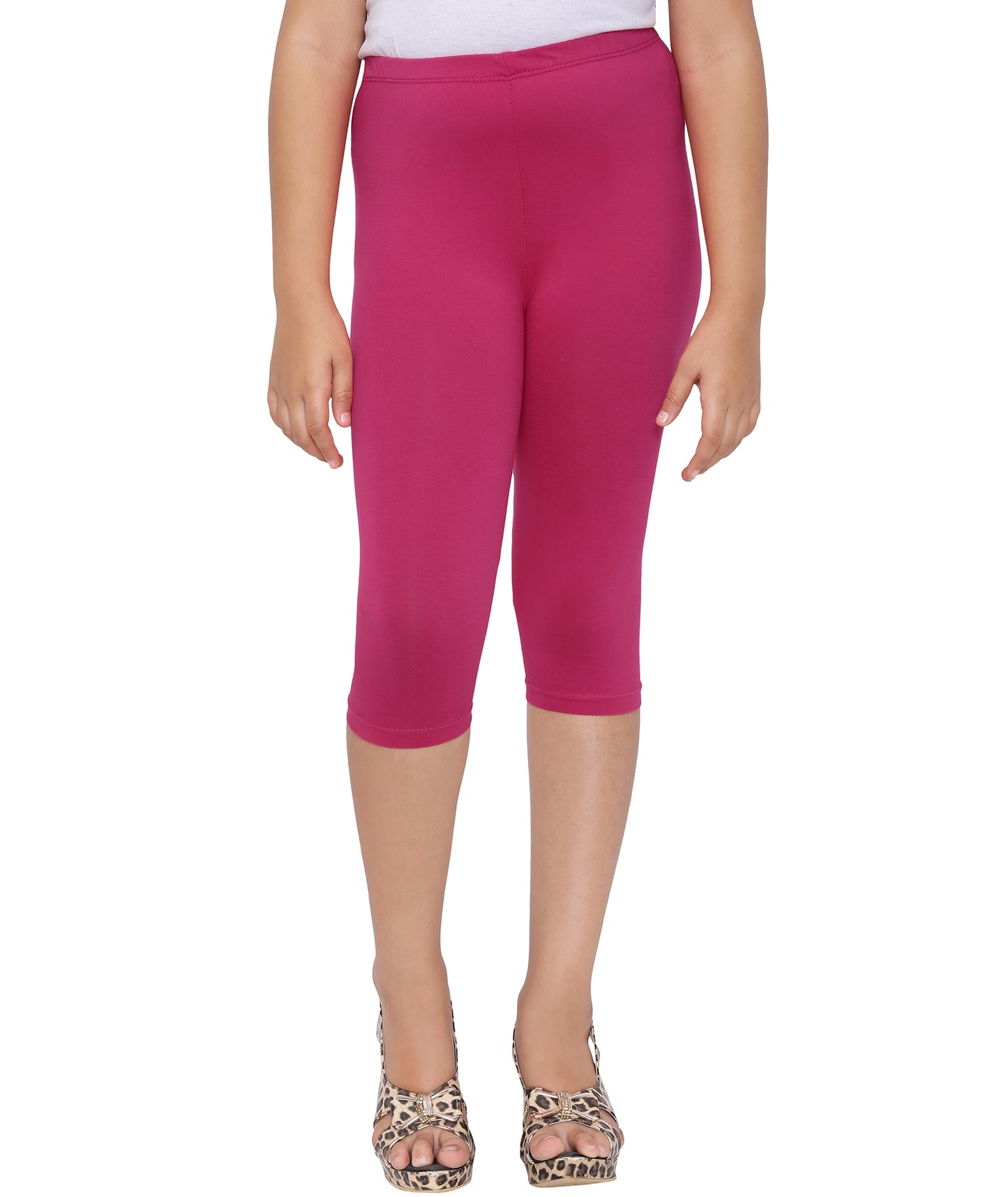 Robinbosky Premium Girls Capri Cotton Leggings