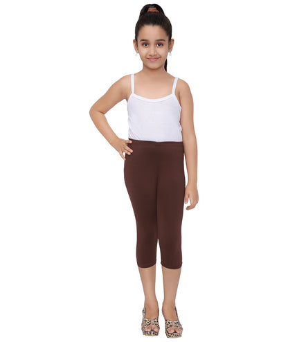 Robinbosky Premium Girls Capri Cotton Leggings