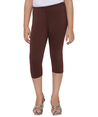 Robinbosky Premium Girls Capri Cotton Leggings