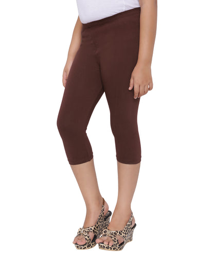 Robinbosky Premium Girls Capri Cotton Leggings