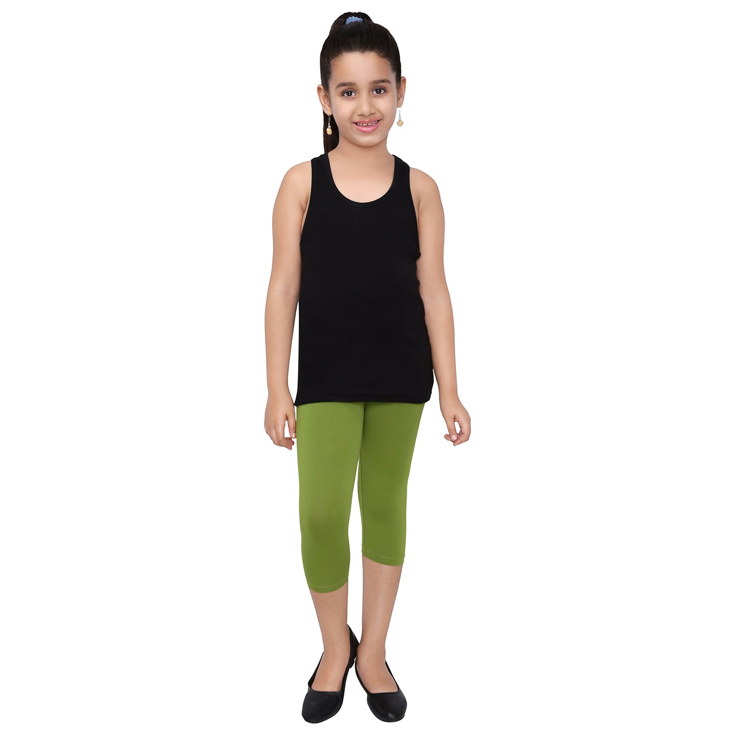 Robinbosky Premium Girls Capri Cotton Leggings