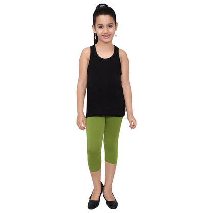 Robinbosky Premium Girls Capri Cotton Leggings
