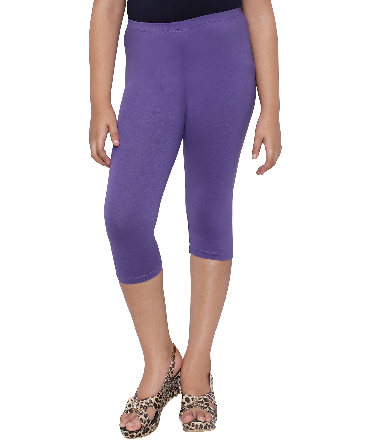 Robinbosky Premium Girls Capri Cotton Leggings