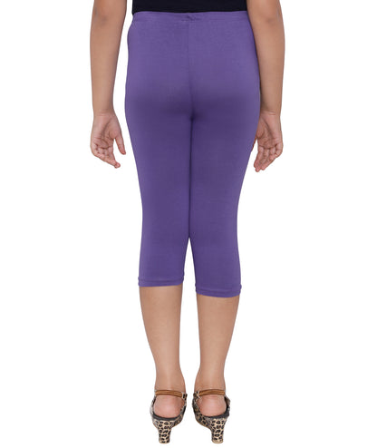 Robinbosky Premium Girls Capri Cotton Leggings
