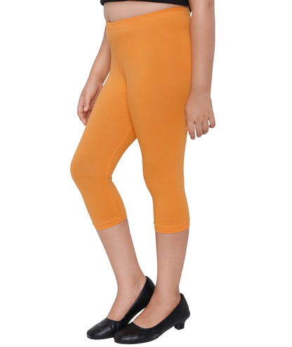 Robinbosky Premium Girls Capri Cotton Leggings