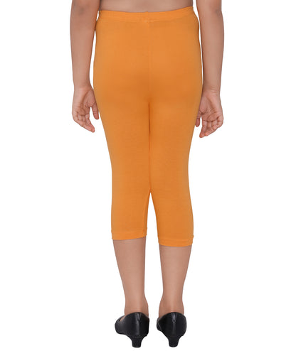 Robinbosky Premium Girls Capri Cotton Leggings
