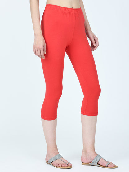 Robinbosky Premium Women Capri Cotton Leggings
