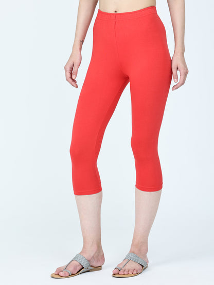 Robinbosky Premium Women Capri Cotton Leggings