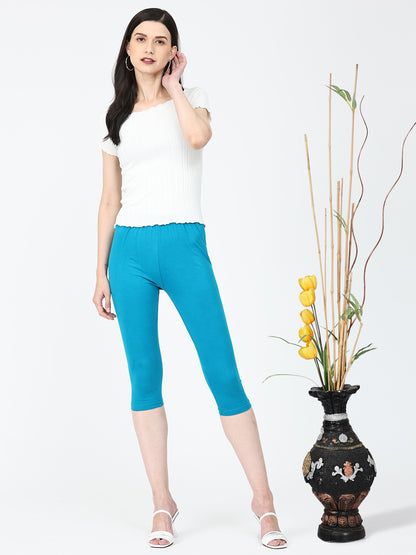 Robinbosky Premium Women Capri Cotton Leggings