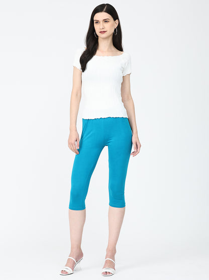 Robinbosky Premium Women Capri Cotton Leggings