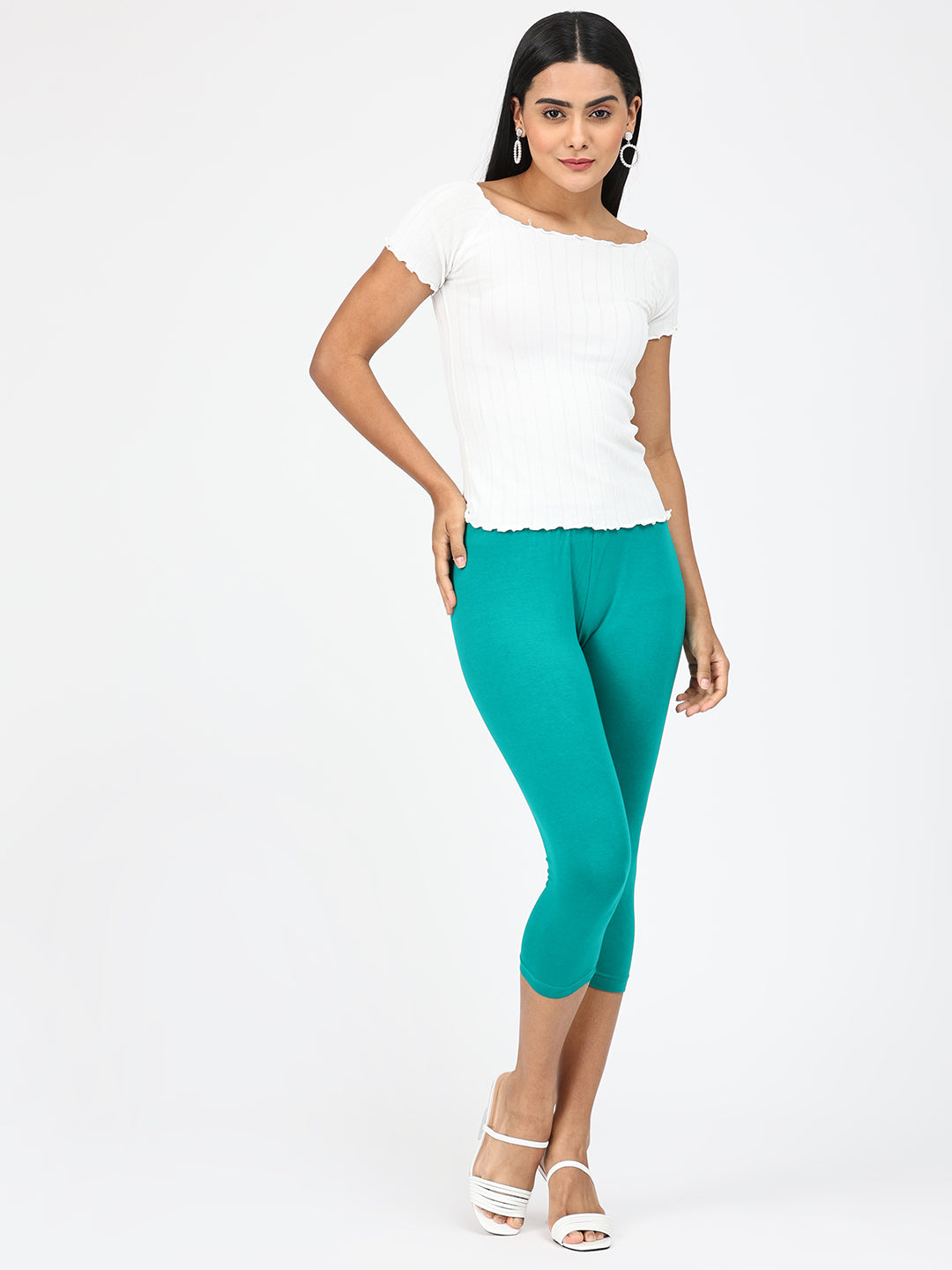 Robinbosky Premium Women Capri Cotton Leggings