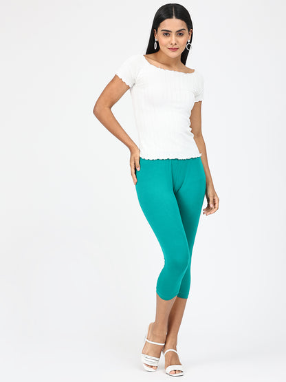 Robinbosky Premium Women Capri Cotton Leggings