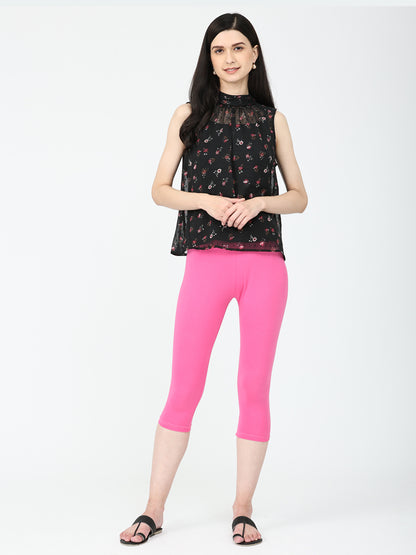 Robinbosky Premium Women Capri Cotton Leggings