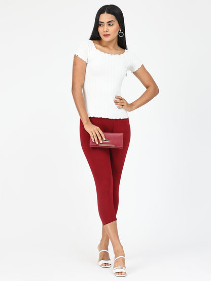 Robinbosky Premium Women Capri Cotton Leggings