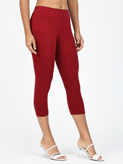 Robinbosky Premium Women Capri Cotton Leggings