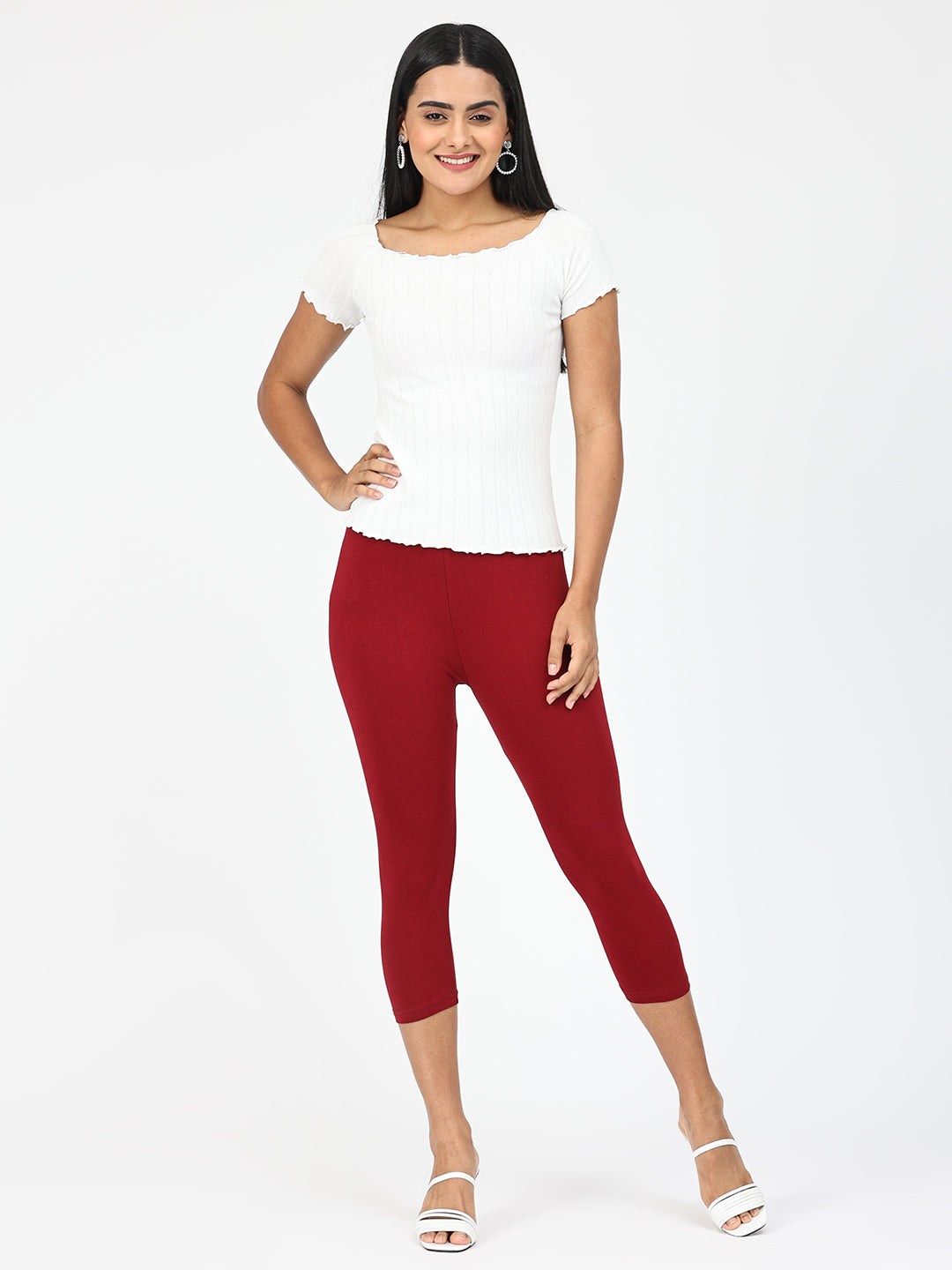 Robinbosky Premium Women Capri Cotton Leggings