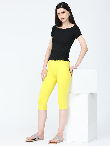 Robinbosky Premium Women Capri Cotton Leggings