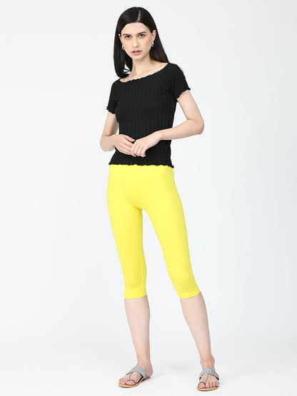 Robinbosky Premium Women Capri Cotton Leggings