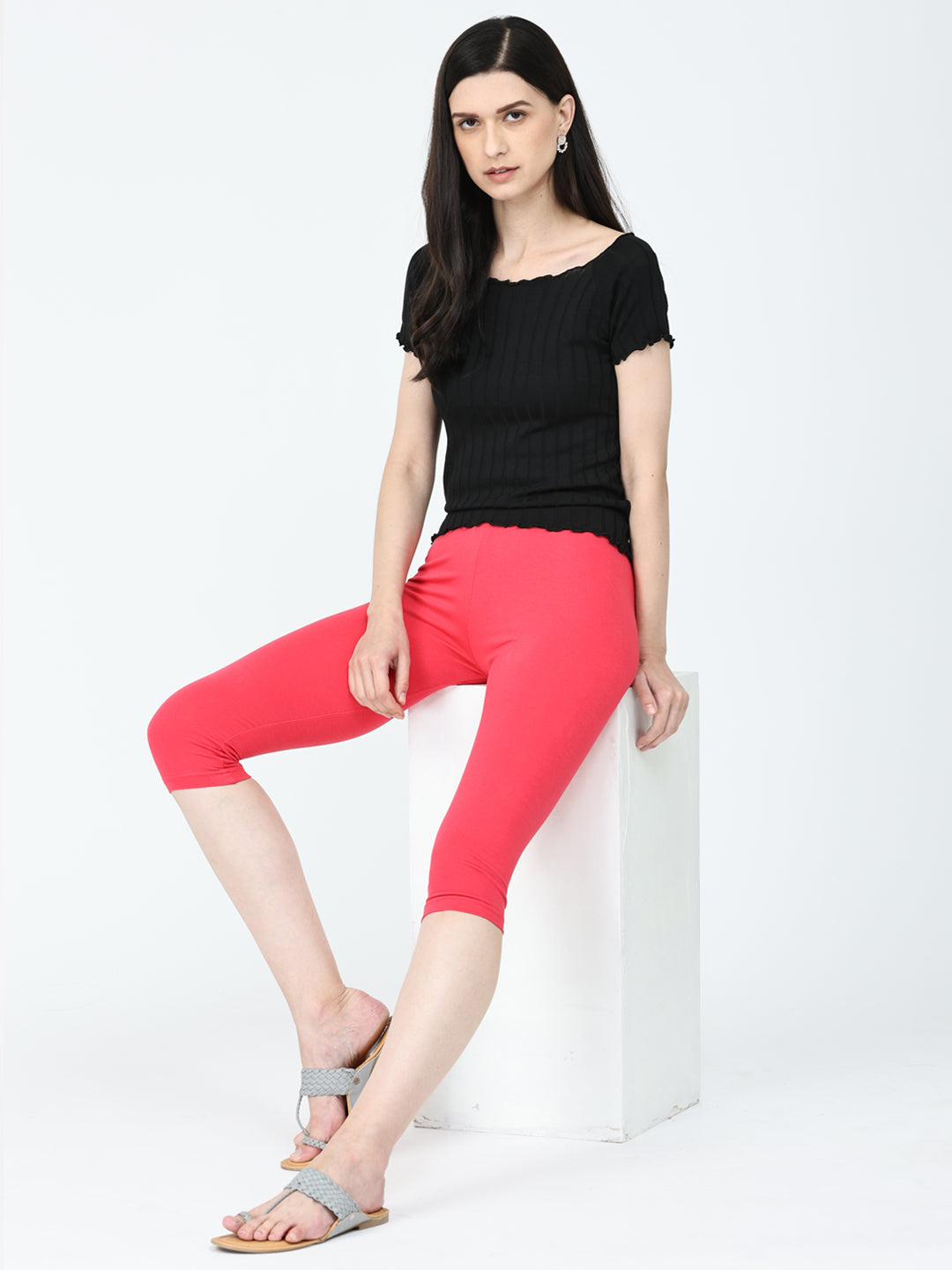 Robinbosky Premium Women Capri Cotton Leggings