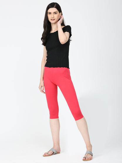 Robinbosky Premium Women Capri Cotton Leggings