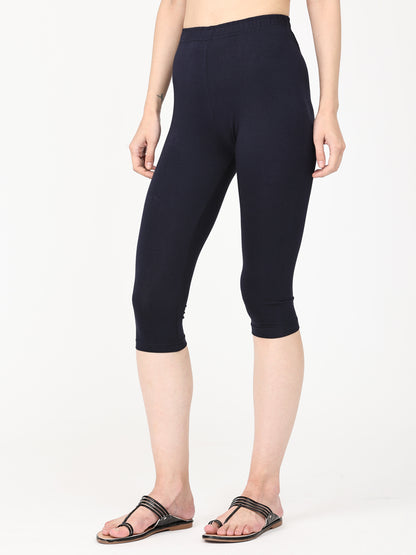 Robinbosky Premium Women Capri Cotton Leggings