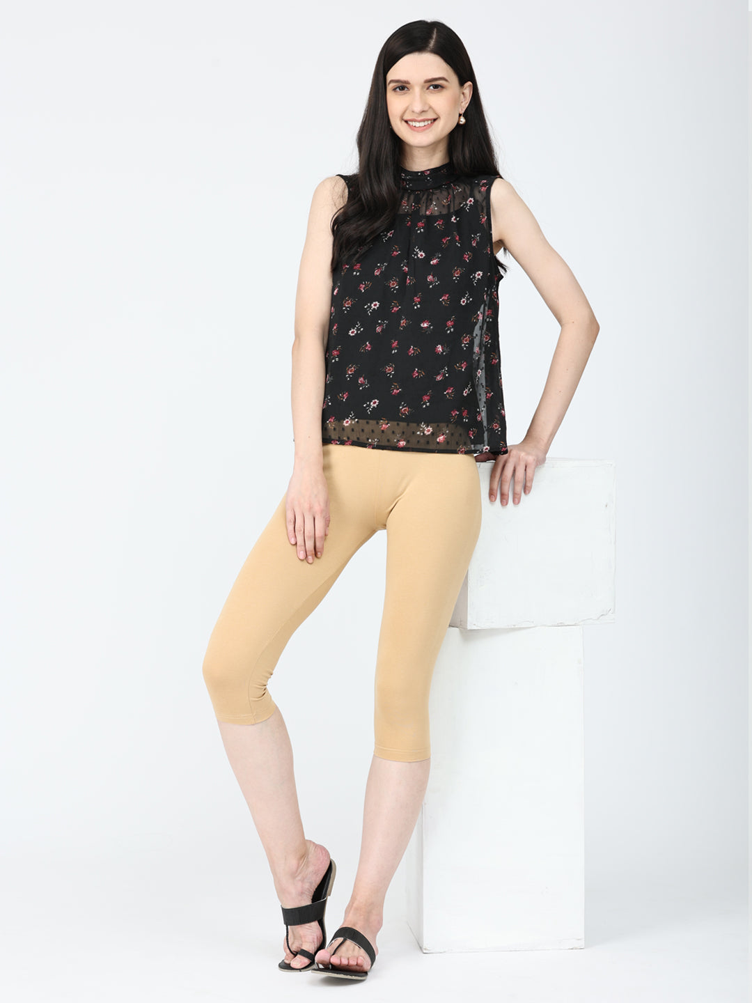 Robinbosky Premium Women Capri Cotton Leggings