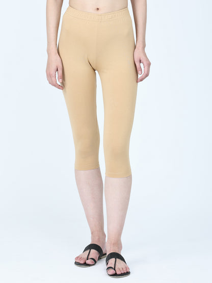 Robinbosky Premium Women Capri Cotton Leggings