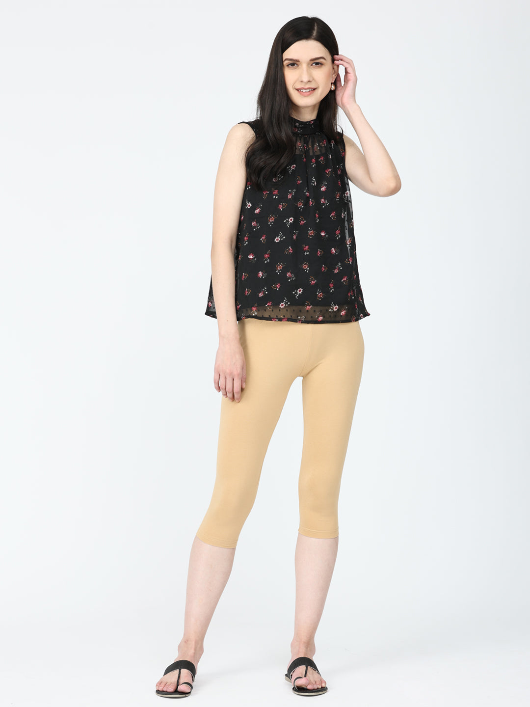 Robinbosky Premium Women Capri Cotton Leggings