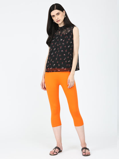 Robinbosky Premium Women Capri Cotton Leggings