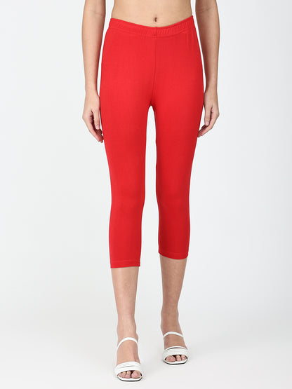 Robinbosky Premium Women Capri Cotton Leggings