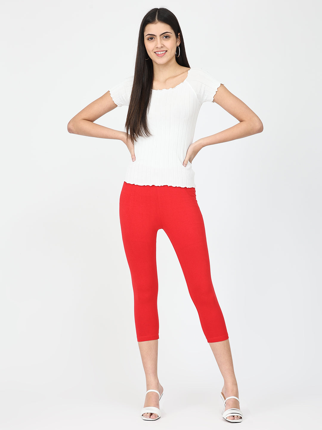 Robinbosky Premium Women Capri Cotton Leggings