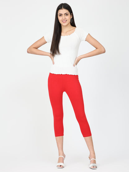 Robinbosky Premium Women Capri Cotton Leggings