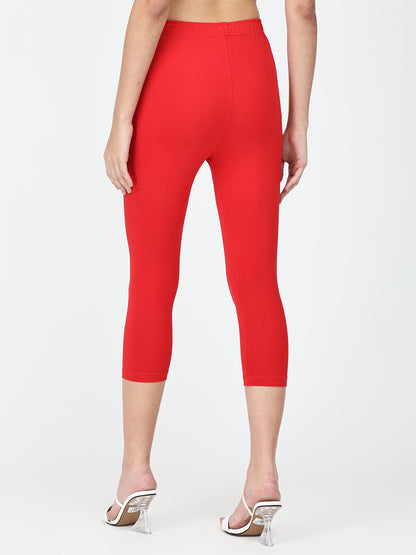 Robinbosky Premium Women Capri Cotton Leggings
