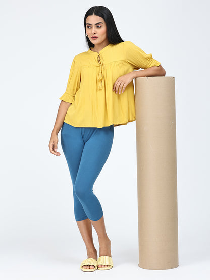 Robinbosky Premium Women Capri Cotton Leggings