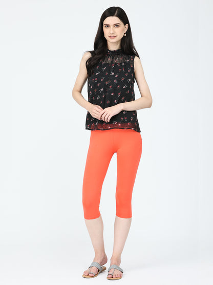 Robinbosky Premium Women Capri Cotton Leggings