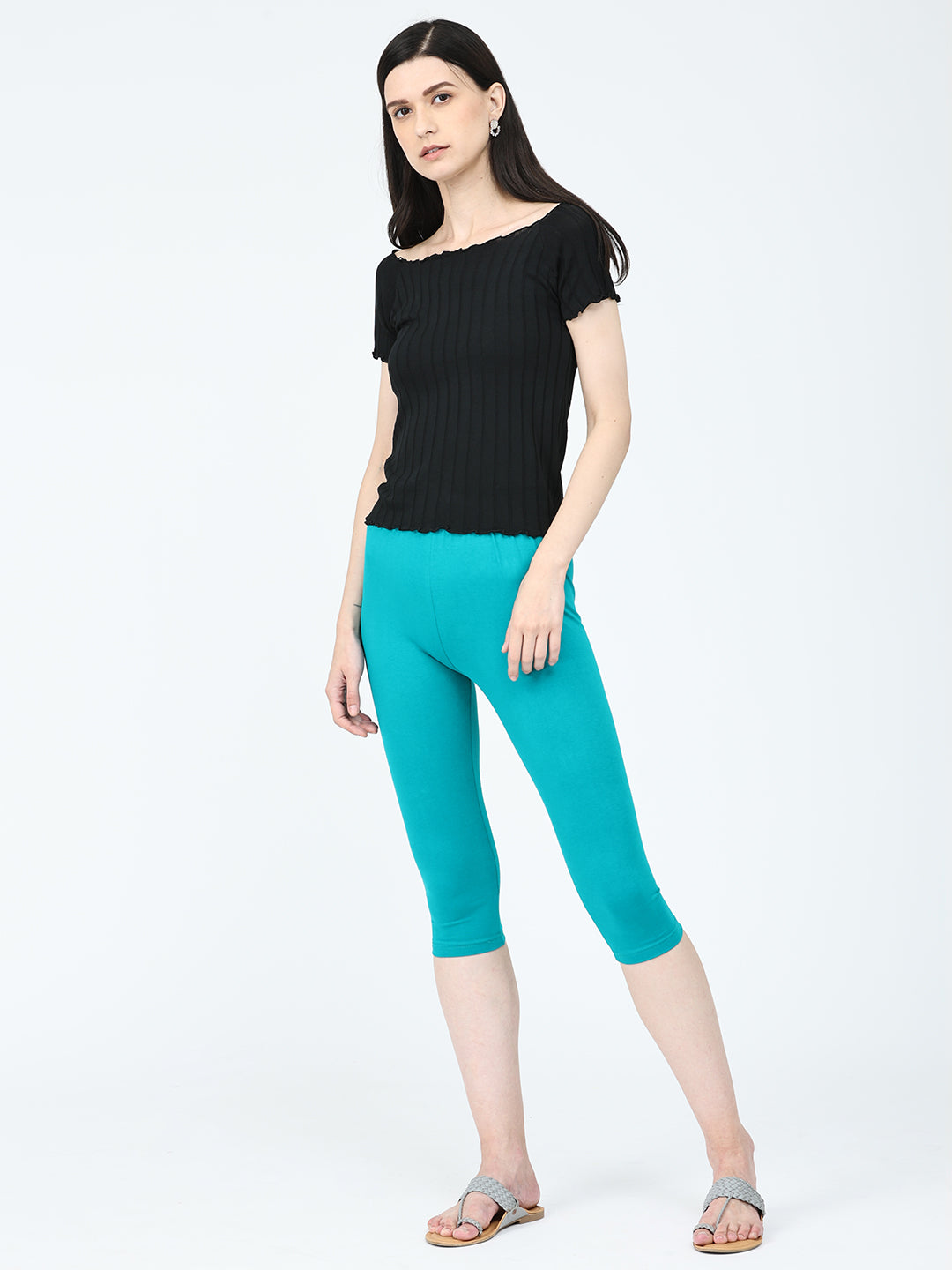 Robinbosky Premium Women Capri Cotton Leggings