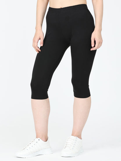 Robinbosky Premium Women Capri Cotton Leggings